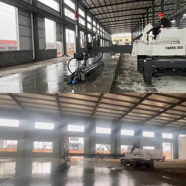 concrete laser floor leveling machine